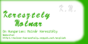 keresztely molnar business card